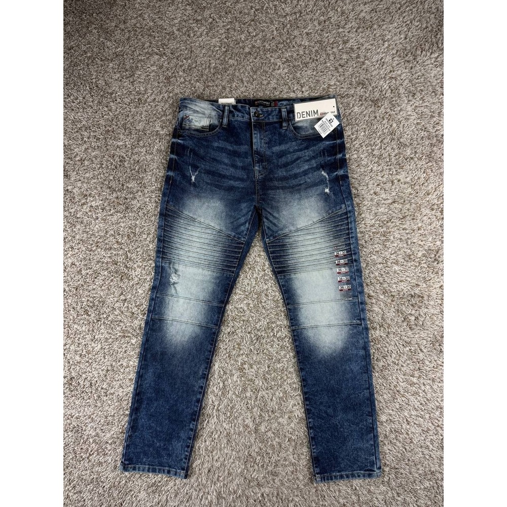Southpole Skinny Denim Blue Jeans Men's Size 36x30